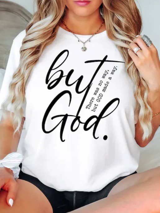 Print The Dream - Wholesale T-shirt met print - Dames - Er was geen manier, maar God heeft een wegshirt gemaakt0
