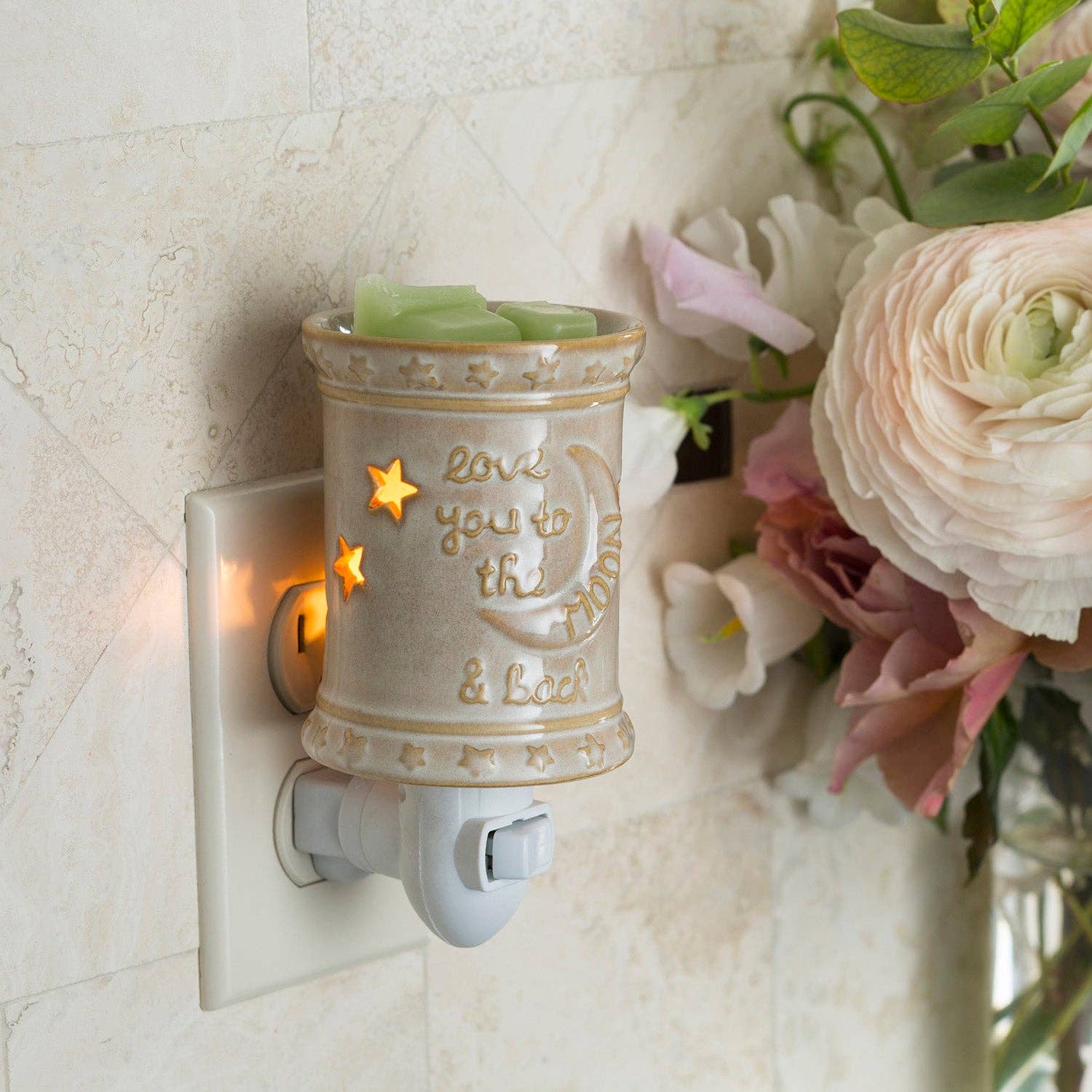 Candle Warmers Australia - Wholesale Fragrance Warmer - Love you to the Moon Pluggable Warmer - RRP $27.95 - Wholesale