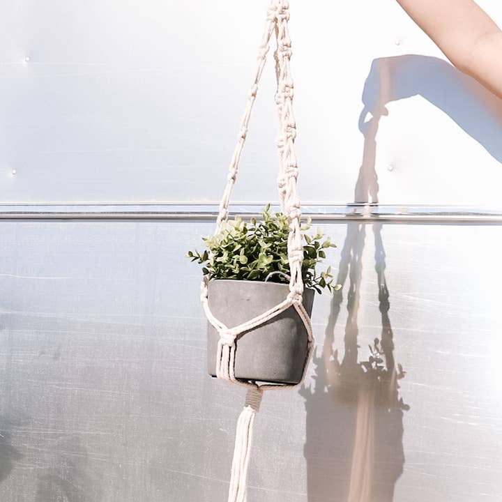 Sapling Fibers - Wholesale Hanging Planter - Handmade Macrame Plant Hanger4