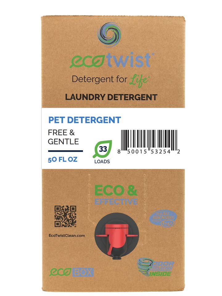 Pet Laundry Detergent: Free & Gentle for wholesale by EcoTwist Clean, Inc