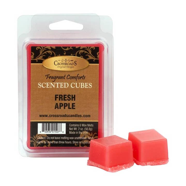 Crossroads Original Designs - Vente Fondants - Pomme fraîche - Cubes parfumés