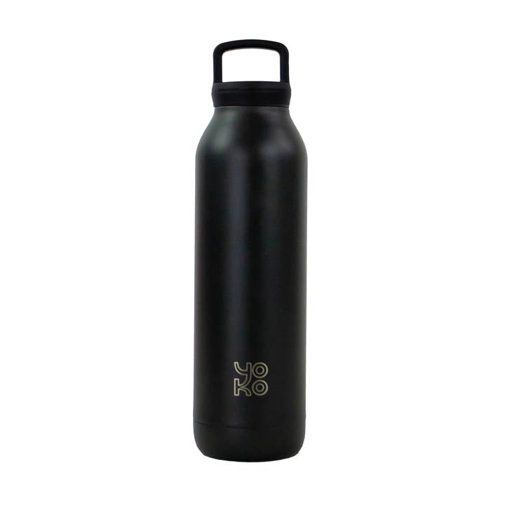 Insulated bottle & Infusor - 500ml Black - Yoko Play for wholesale by YOKO DESIGN