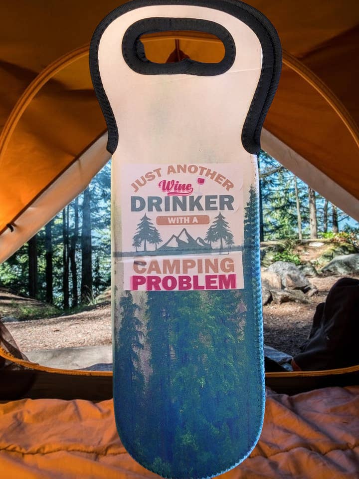 Sac à vin de camping réutilisable pour la vente par Ciao Bella Jewelry Inc