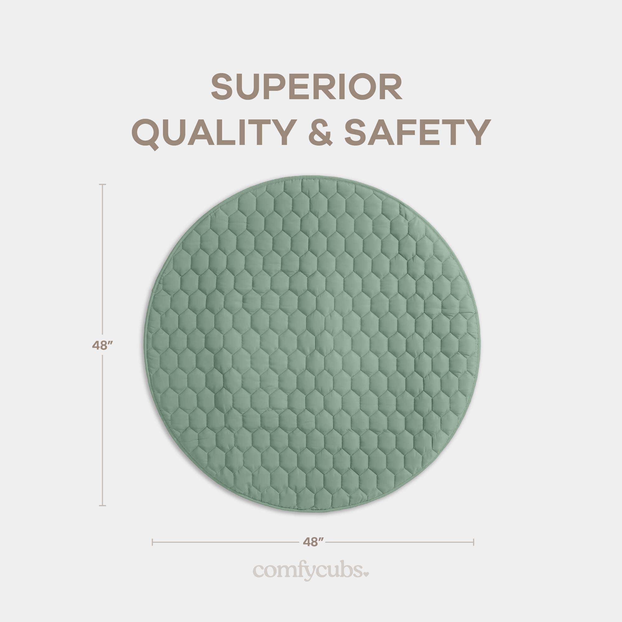 Comfy Cubs - Wholesale Play Mat - Kids & Baby - Premium Play Mat, Quilted Baby Mat for Floor by Comfy Cubs37