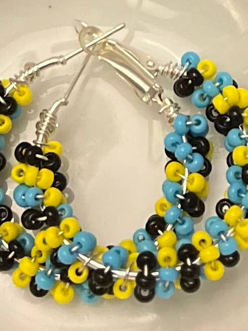 Boucles d'oreilles créoles enveloppées pour la vente par Dragonfly Mama Designs, LLC