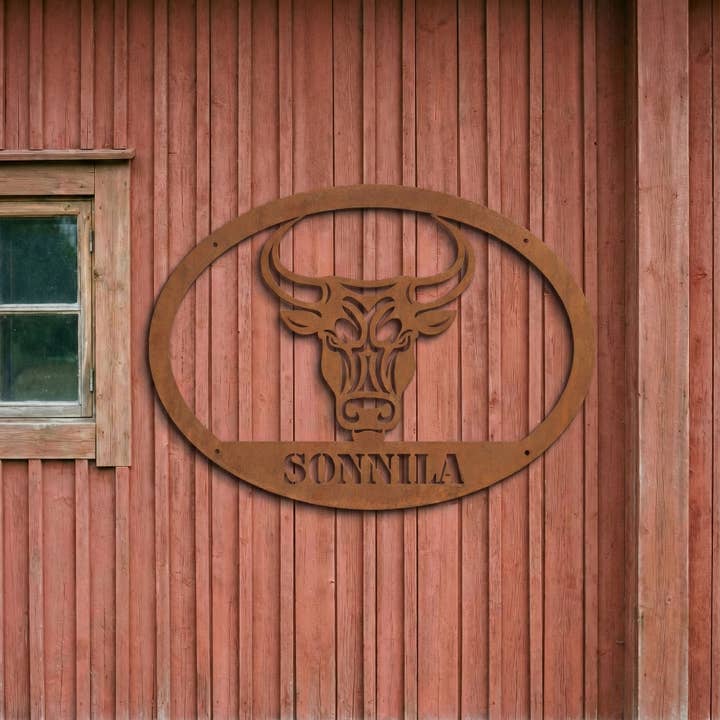 Placa Metálica Touro por atacado de Teraskyltit.fi