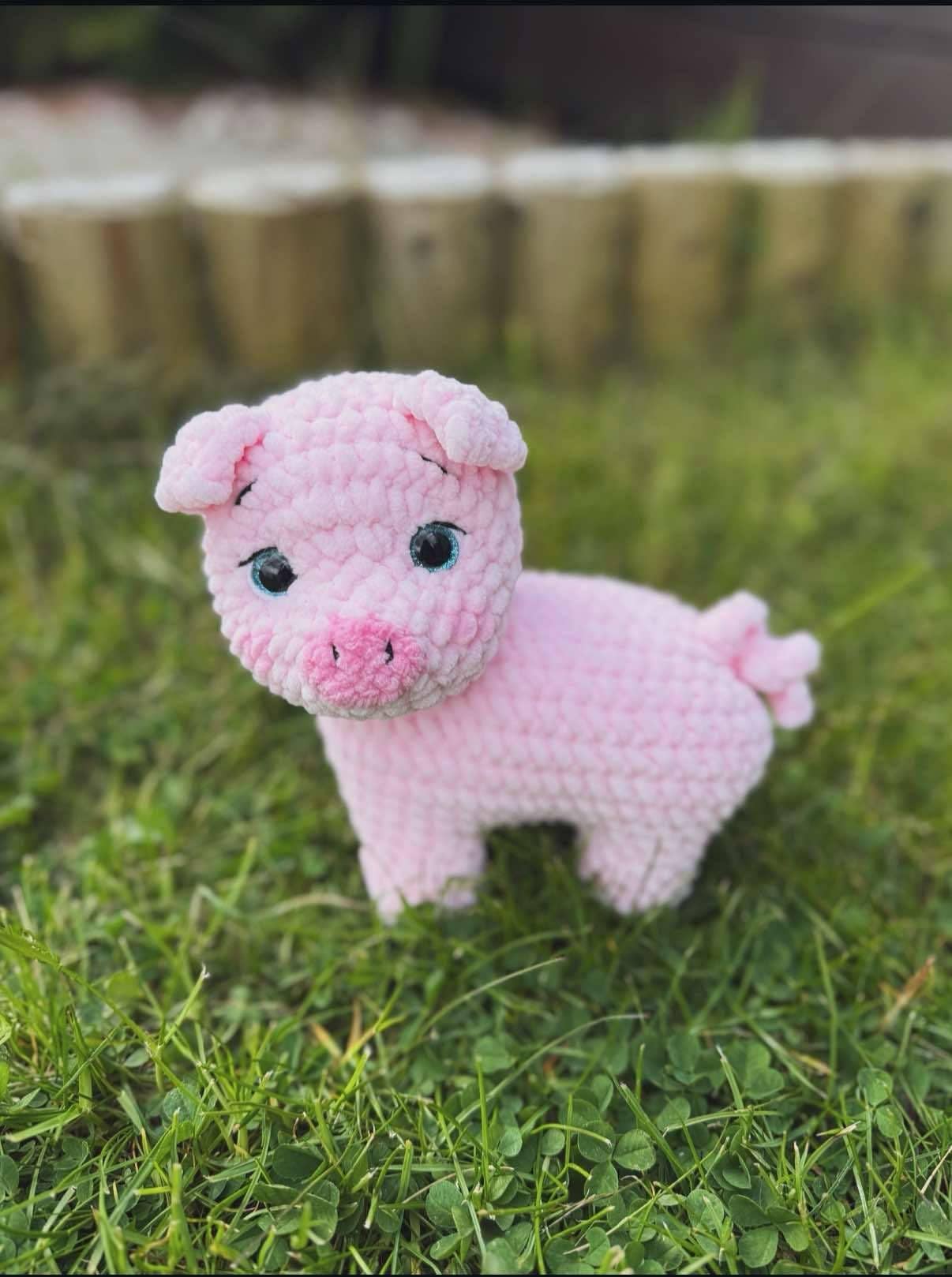 TOMOPOD LLC – wholesale Stuffed/plush toy – Kids & baby – Crochet Farm Animals, Cute Horse Sheep Cow Donkey Pig Goat 7