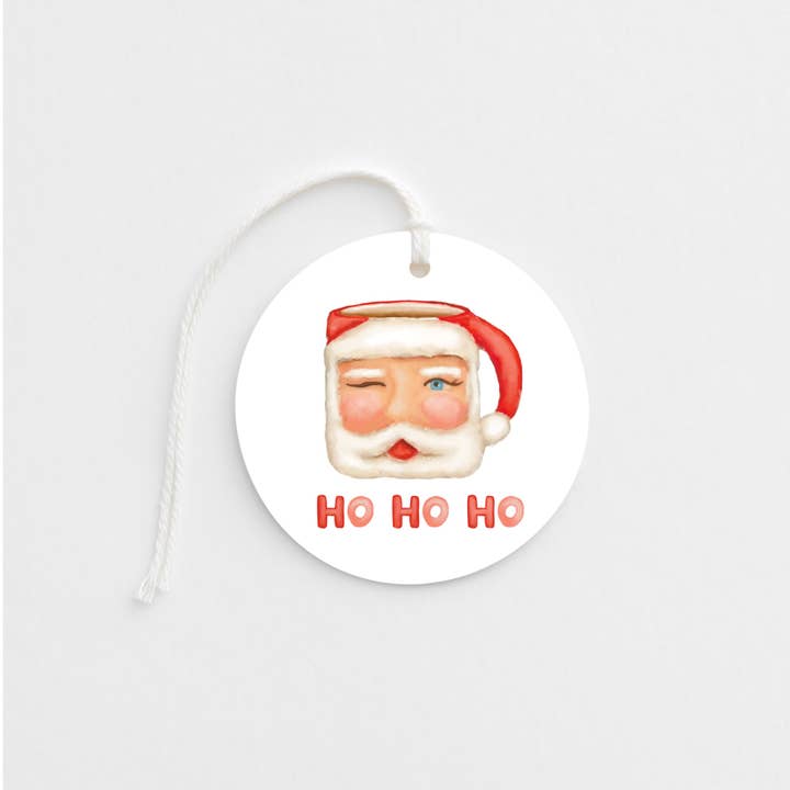 Étiquettes cadeau Ho Ho pour la vente par Karen Marcum Art
