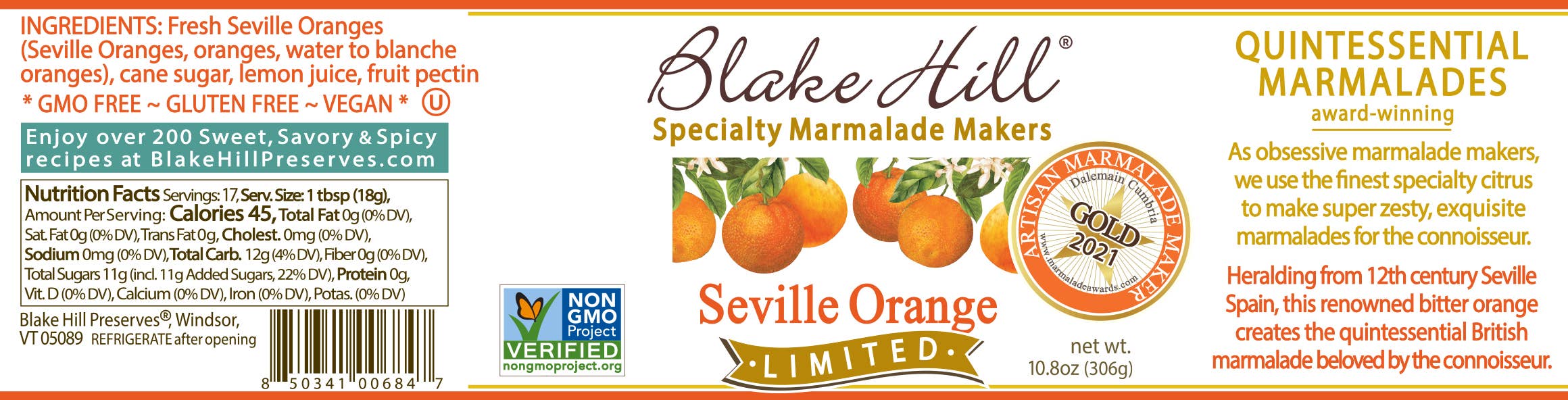 Blake Hill Preserves - Wholesale Jam/Jelly - Seville Orange Marmalade6