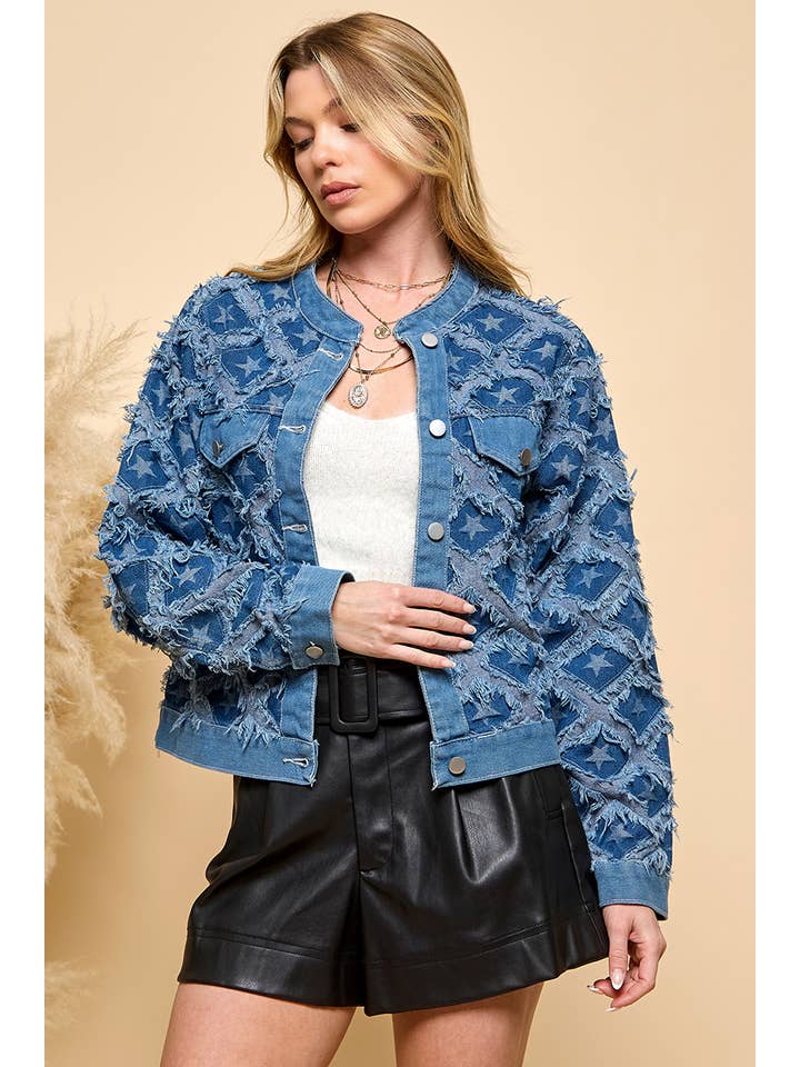 Denim Chaqueta vaquera estrella de venta al por mayor en Faire3
