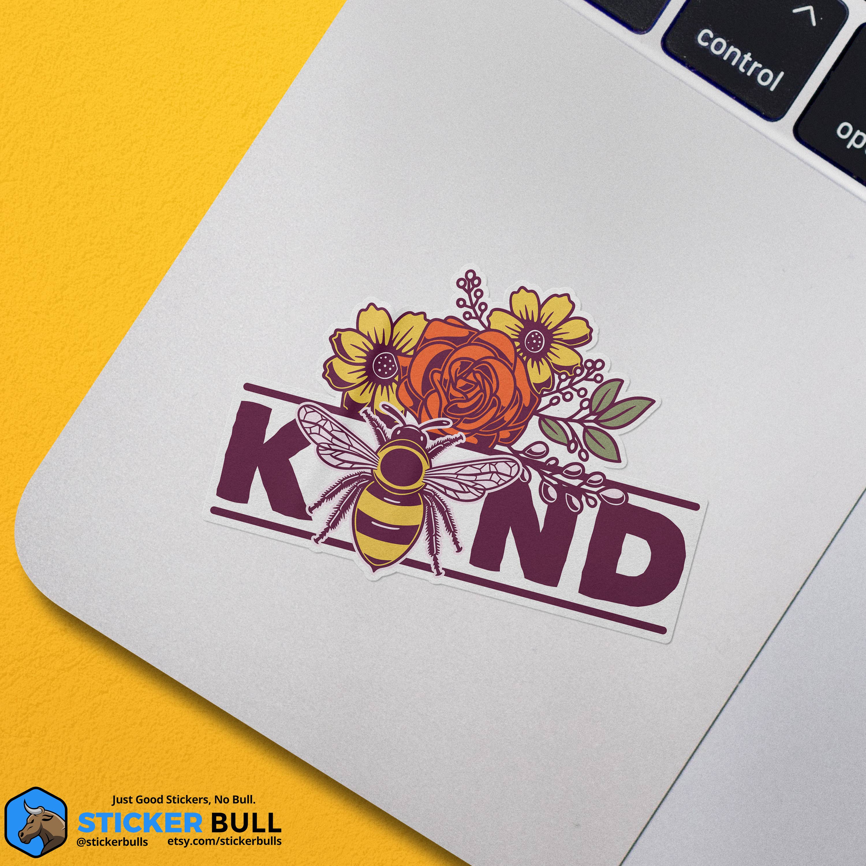 Sticker Bull - Wholesale Sticker - Bee Kind Sticker, Kind Sticker, Cute Bee sticker4