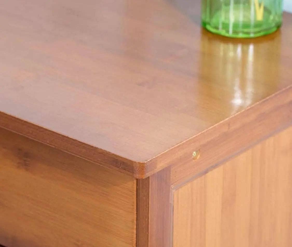 everythingbamboo - Vente Armoire - Commode moderne en bambou massif avec tiroirs pour chambre, choix élégant de rangement18