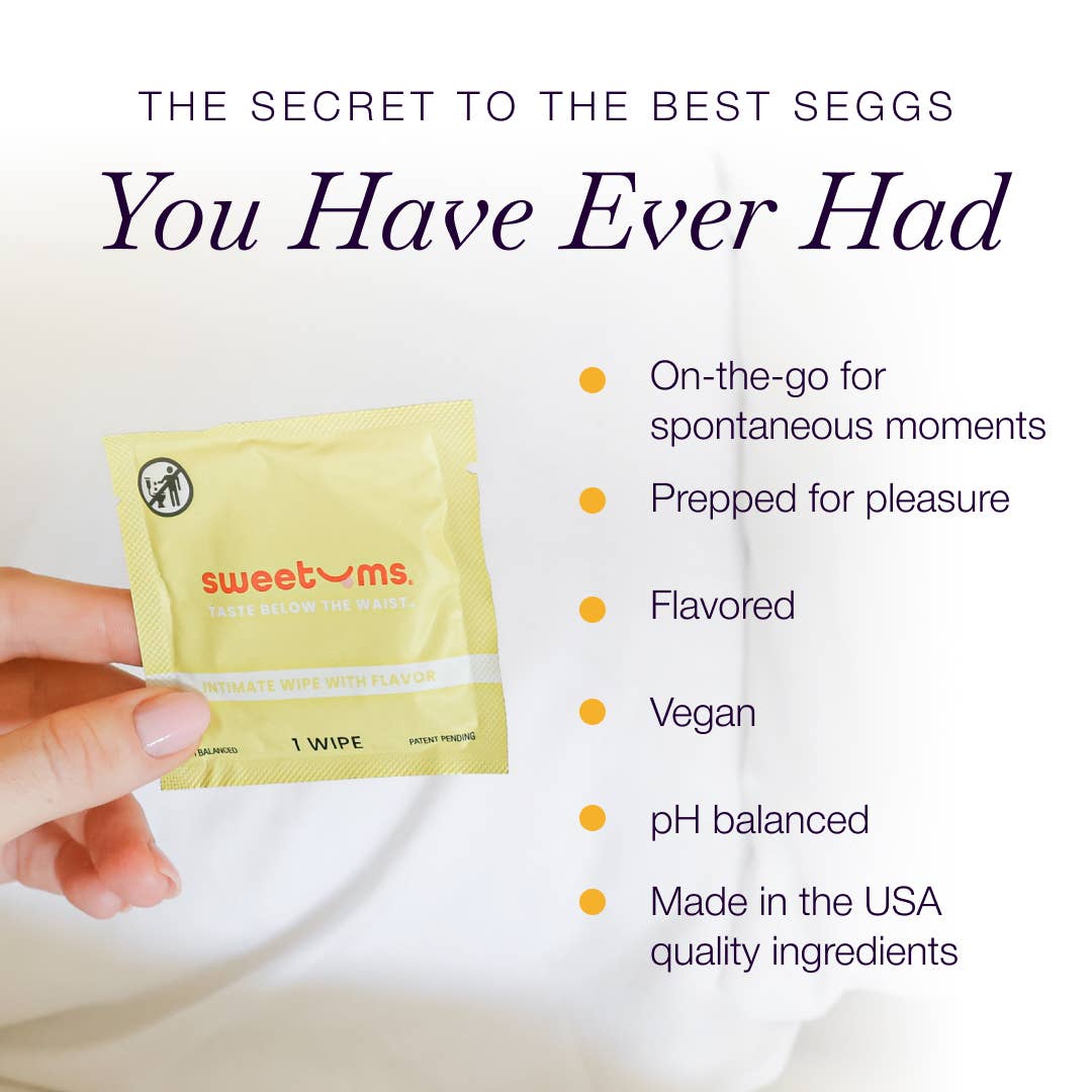 Sweetums - Wholesale Intimate Cleanser/Wipe - Pina Colada Flavored Intimate Wipes Waxing Beauty self care6