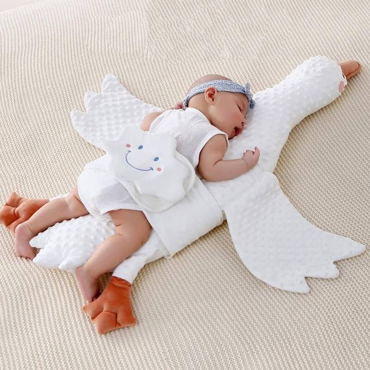Almohada de Bebé Rellena de Ganso Blanco para venta al por mayor de shoplittleswan