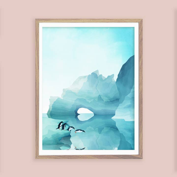 Póster - Pingüinos de día para venta al por mayor de Goed Blauw