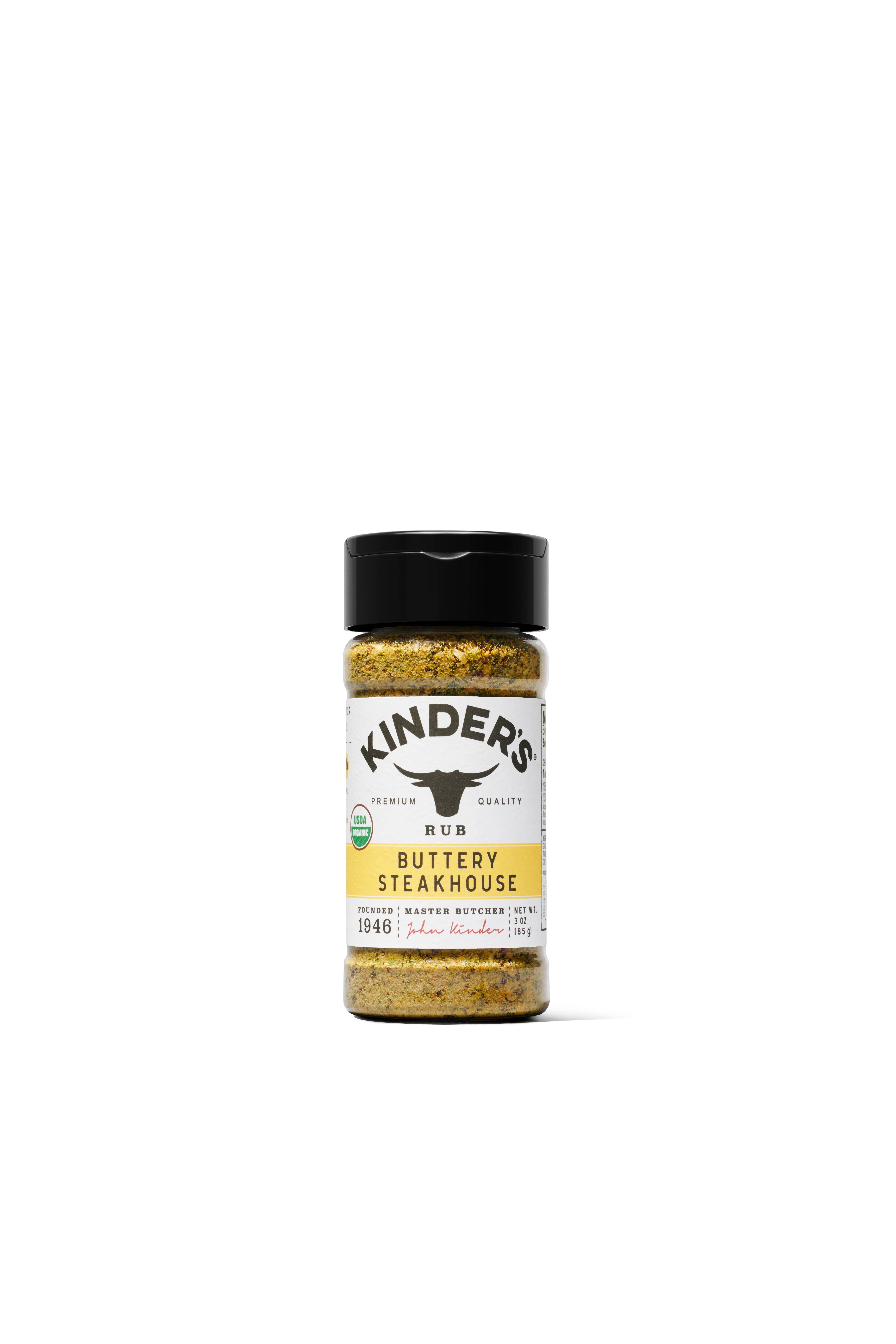 Kinder's Sauces & Seasonings - Wholesale Dried Spice Mix - Organic Buttery Steakhouse