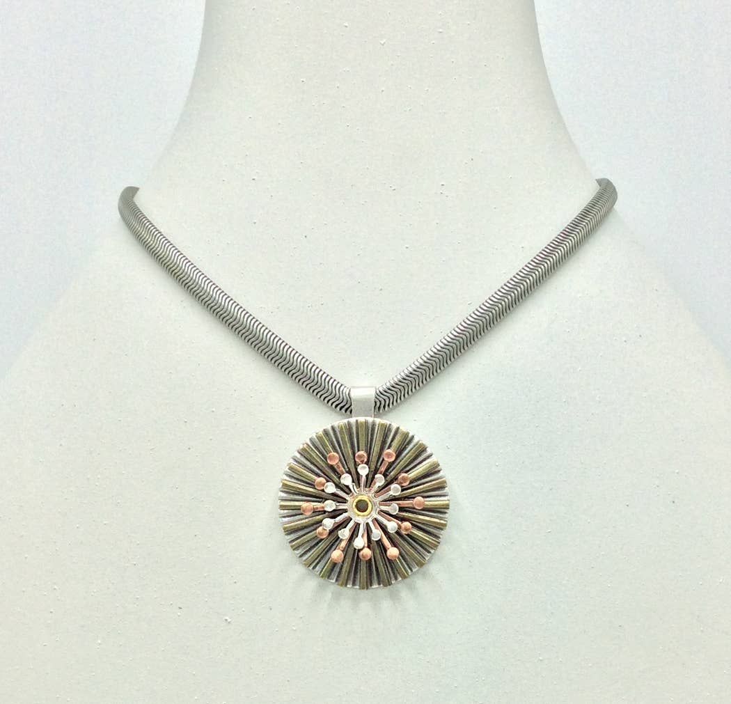 Alchemy Inc - Wholesale Pendant/Charm Necklace - Mid Century Spinner Necklace - 4715