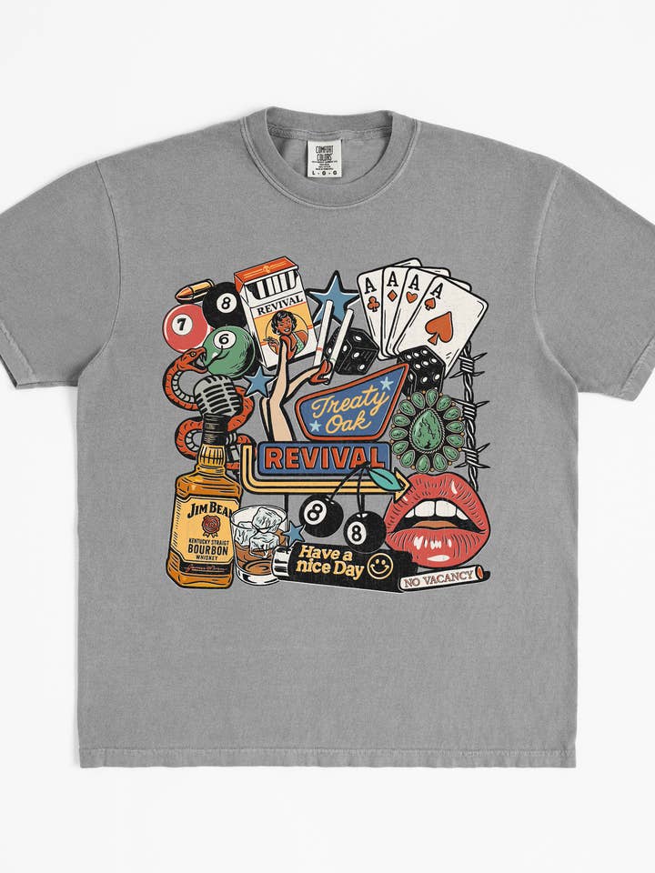 Outlaw Western Grunge Cowgirl Country Concert Graphic Tee for wholesale by Lucy + Company