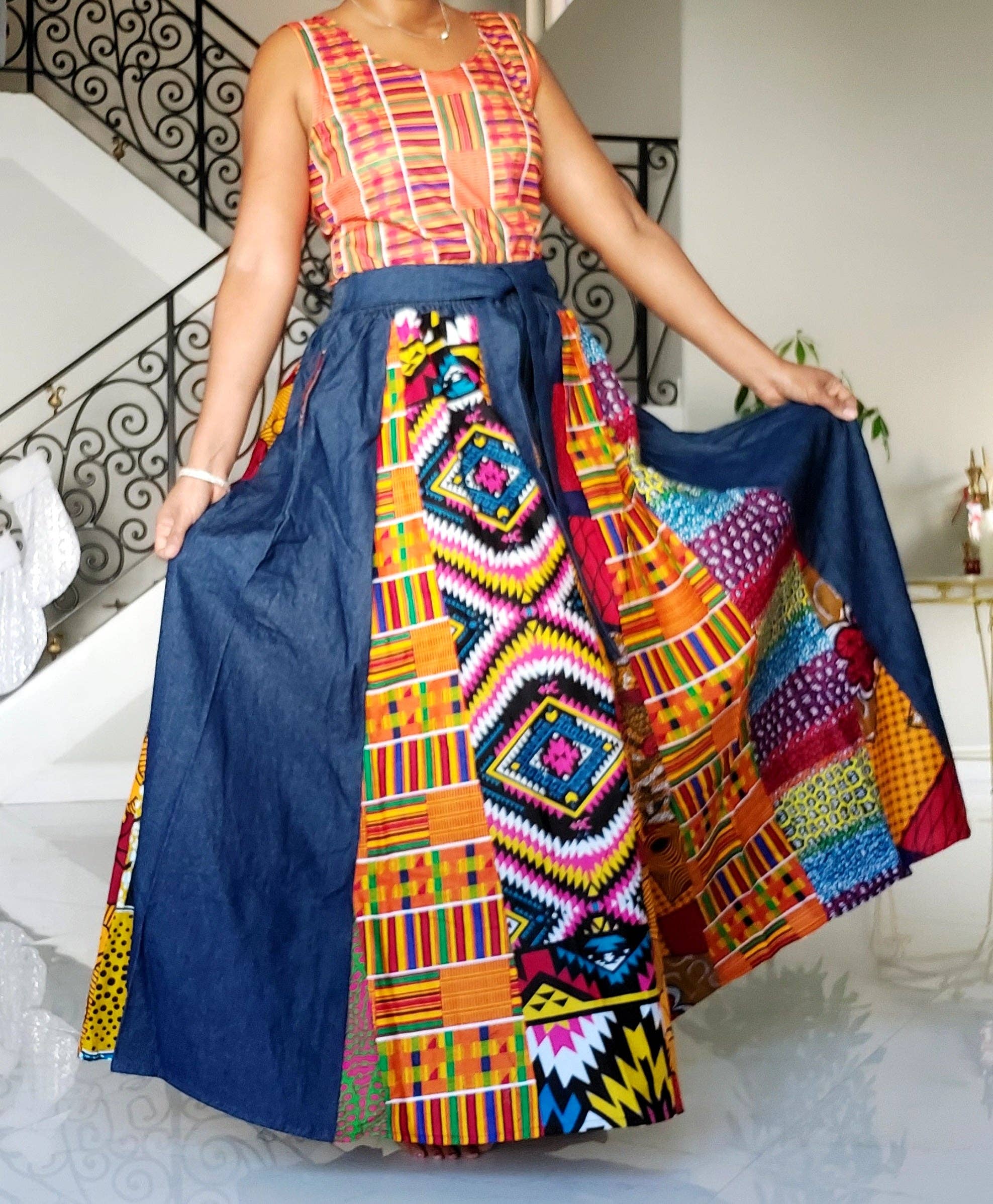 India Batik – Calças - Mulher por atacado – 702- Calça Palazzo Mulher - Gango/Multi-Estampas1