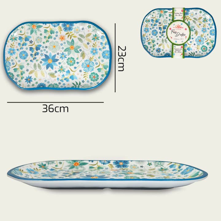 Blomsterbricka D’Autore Bluart i Melamin för wholesale av ARCA ITALY