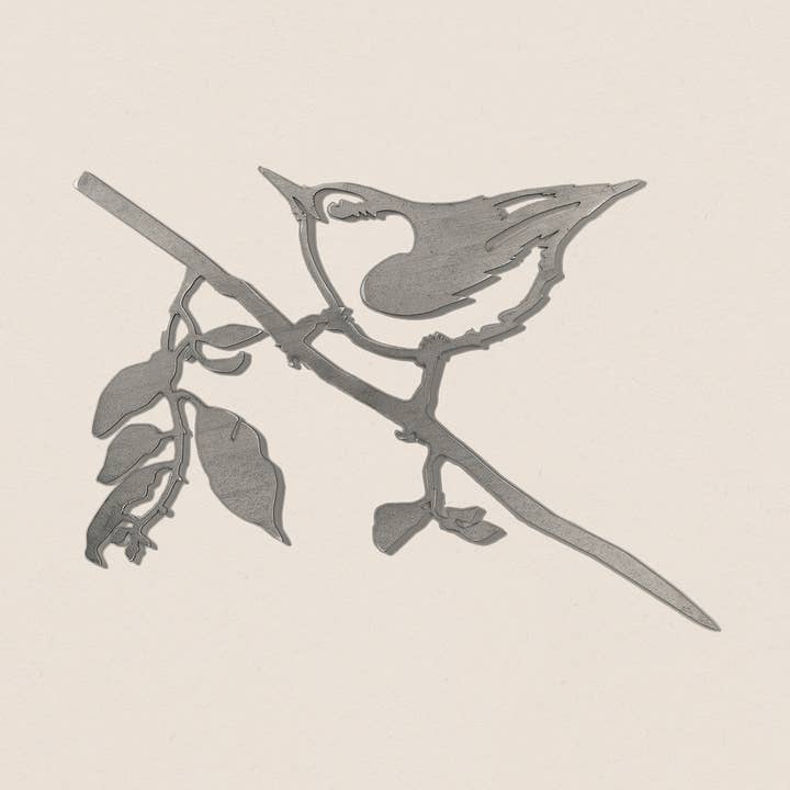 Art du jardin Sittelle | Décoration d'intérieur | Oiseau en métal | Cadeaux pour la vente par Metalbird