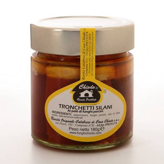 Funghi Chiodo - Wholesale Pickled Vegetables - Tronchetti Silani - chillies with porcini mushroom cream0