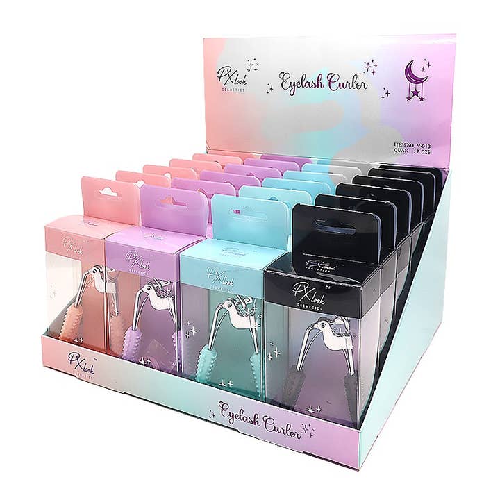 PINEAPPLE Beauty - Wholesale Eyelash Curler - PxLook N-913 Easy Grip Eyelash Curler - 24pc