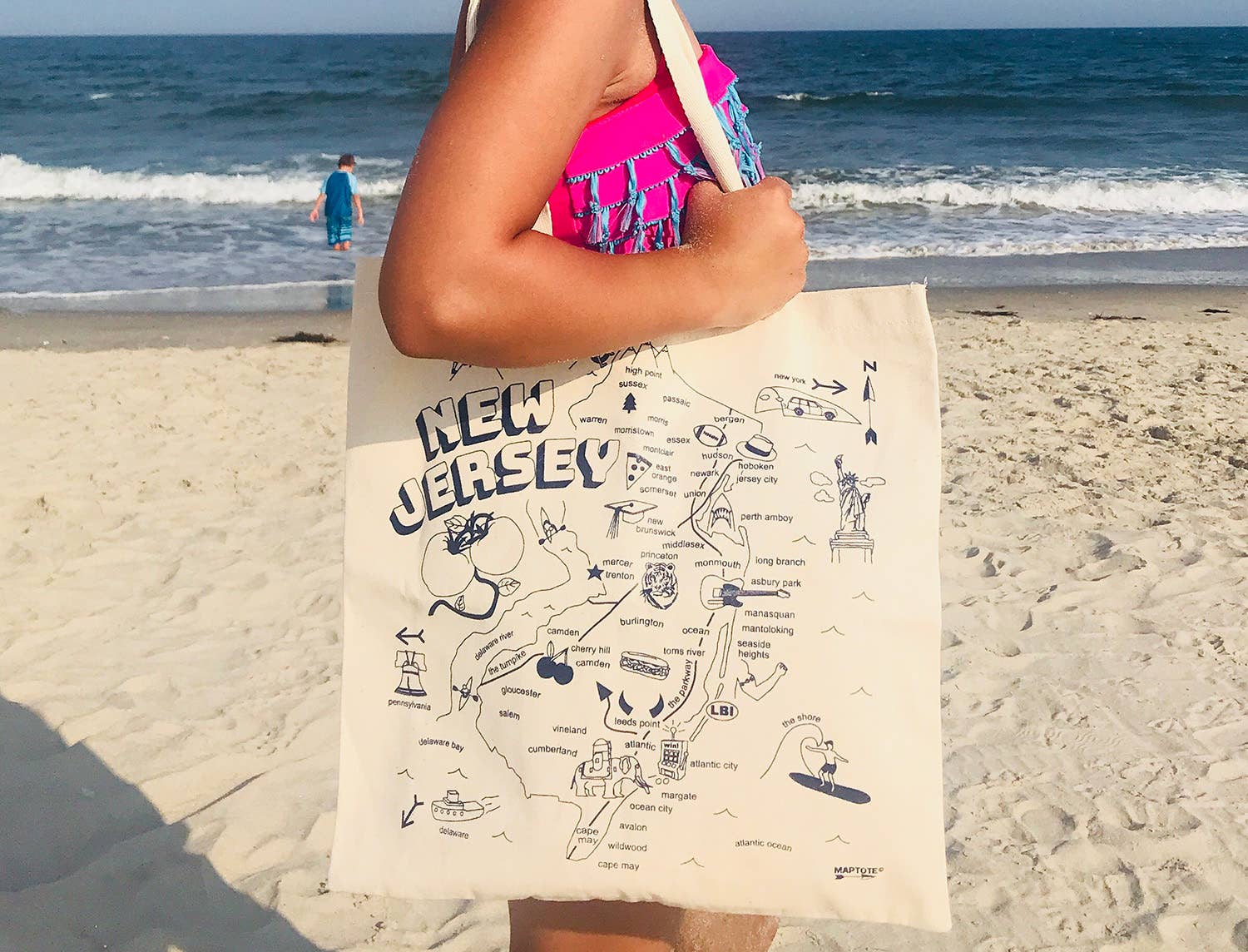 Maptote - Vendita all'ingrosso Borsa tote - Unisex - Borsa per generi alimentari New Jersey2