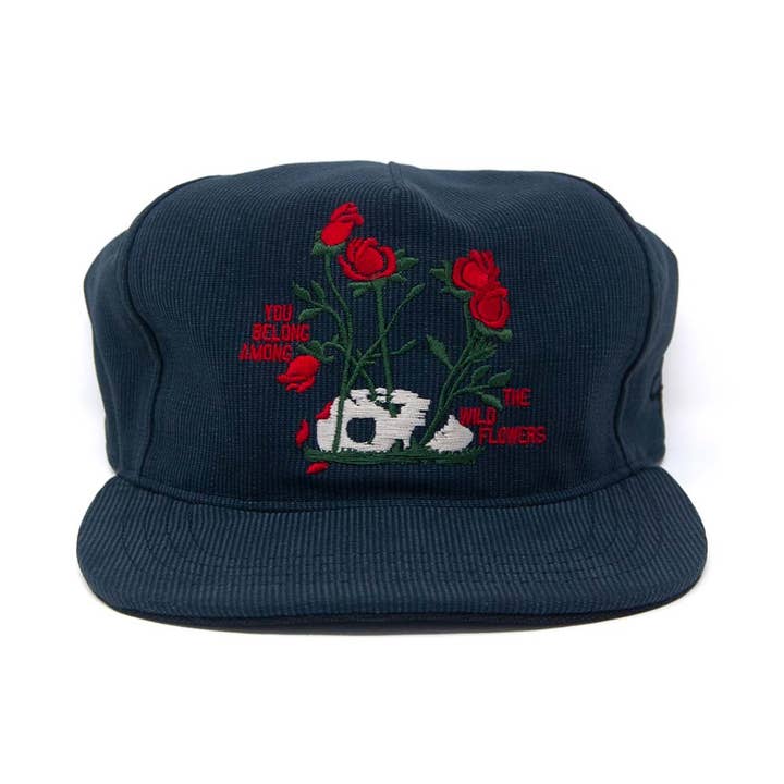 The Ampal Creative - Vente Casquette à visière plate – unisexe - Wild Roses - Strapback0