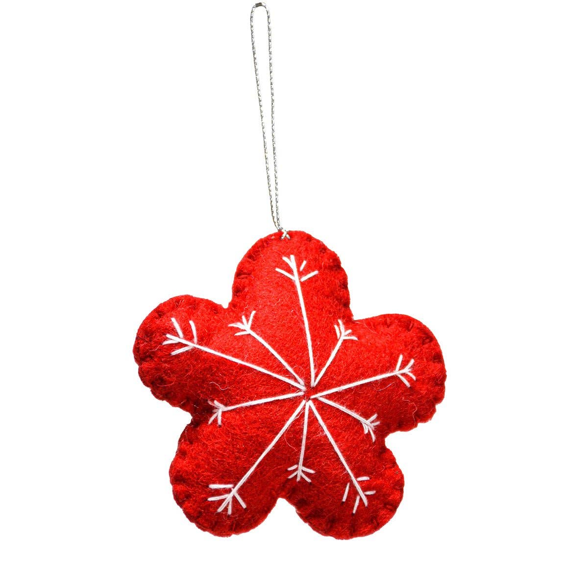 BNB Crafts Inc. - Wholesale Ornament - Red Snowflake Hanging Ornaments2