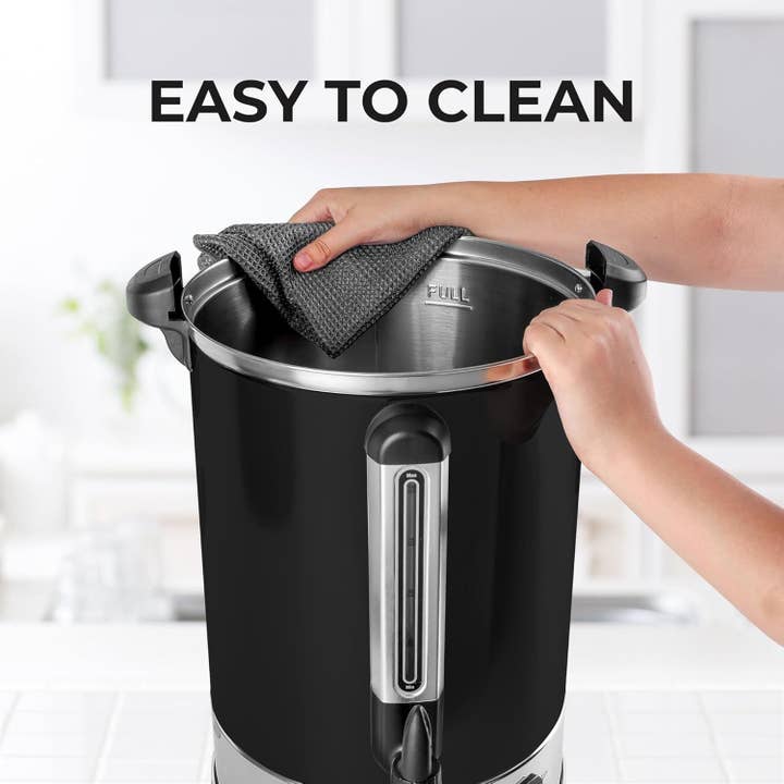 Zulay Kitchen - Wholesale Coffee Machine - 100-Cup Commercial Coffee Urn – Stainless Steel Percolator14