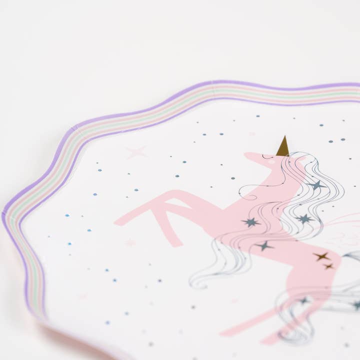 Gatherings by Curated Paperie - Wholesale Disposable Plate - UNI25-DP5- Unicorn Small Plates9