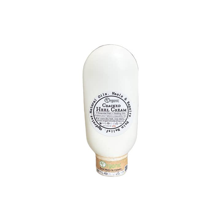 Cracked Heel Cream+ herbal healing oils. 118ml for wholesale by Organic Body Shop
