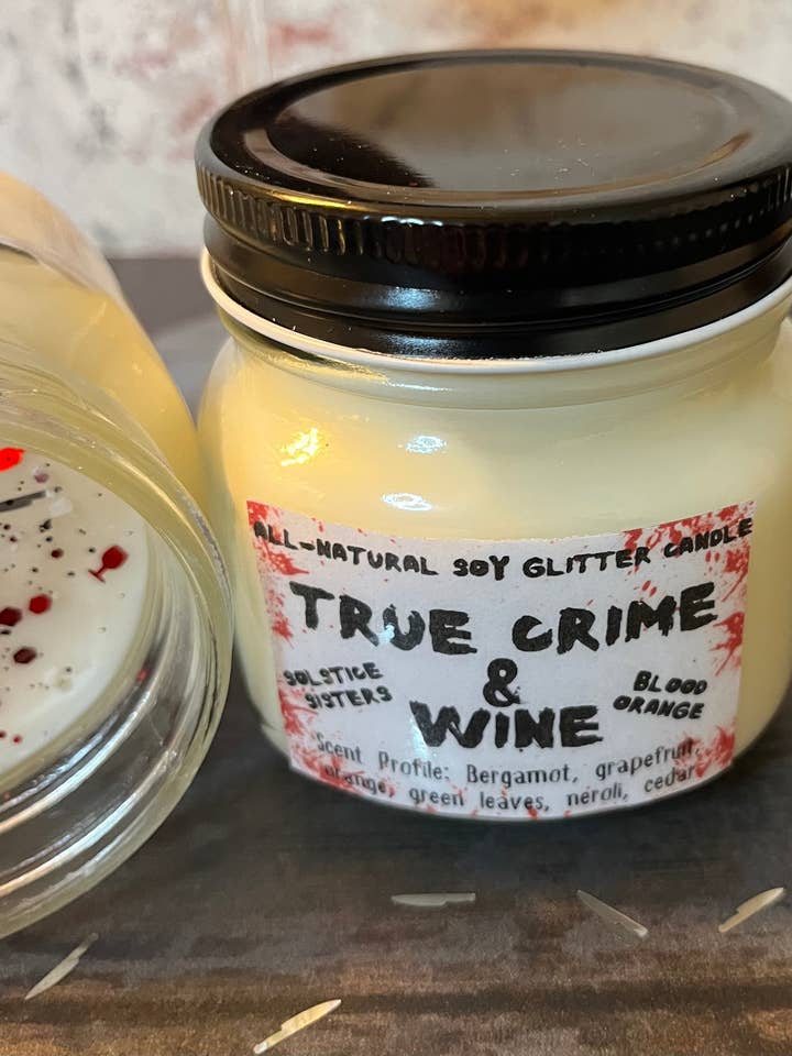 True Crime & Wine Blood Orange for wholesale by Solstice Sisters