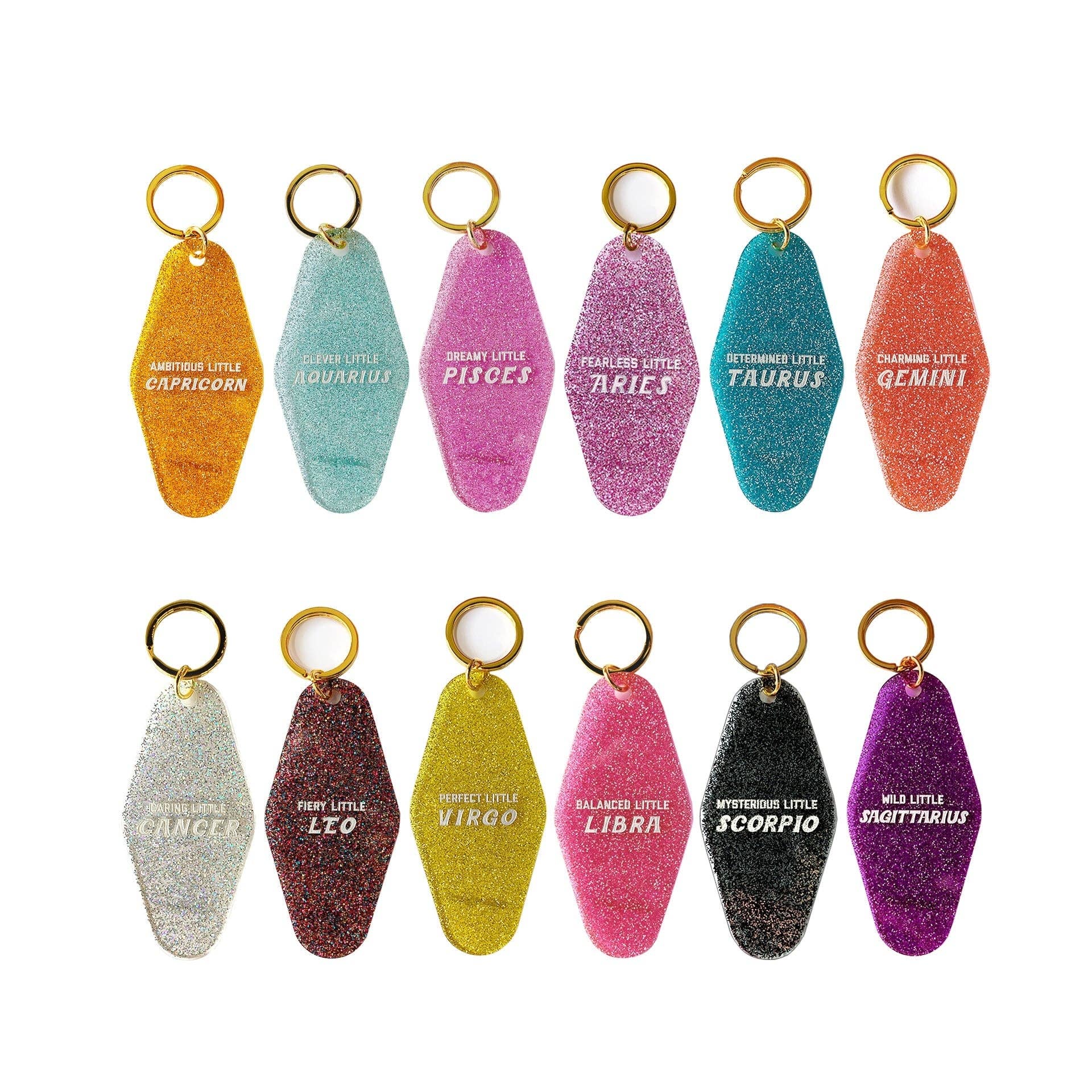 Golden Gems - Wholesale Keychain - Women's - Wild Little Sagittarius - Motel Keychain2