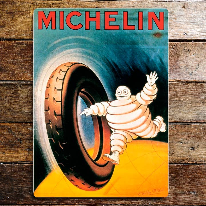 The British Metal Signs Company – Engroshandel Skilt – Michelin Dæk Metal Sign