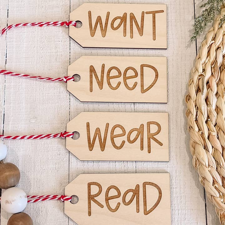 Set of Four Christmas Gift Tags for wholesale by By His Saving Grace, LLC