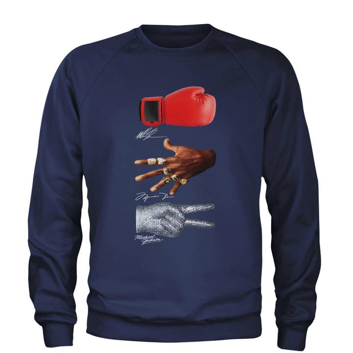 Expression Tees - Wholesale Graphic Sweatshirt - Unisex - Tyson Jordan Jackson Iconic Hands Adult Crewneck Sweatshirt6