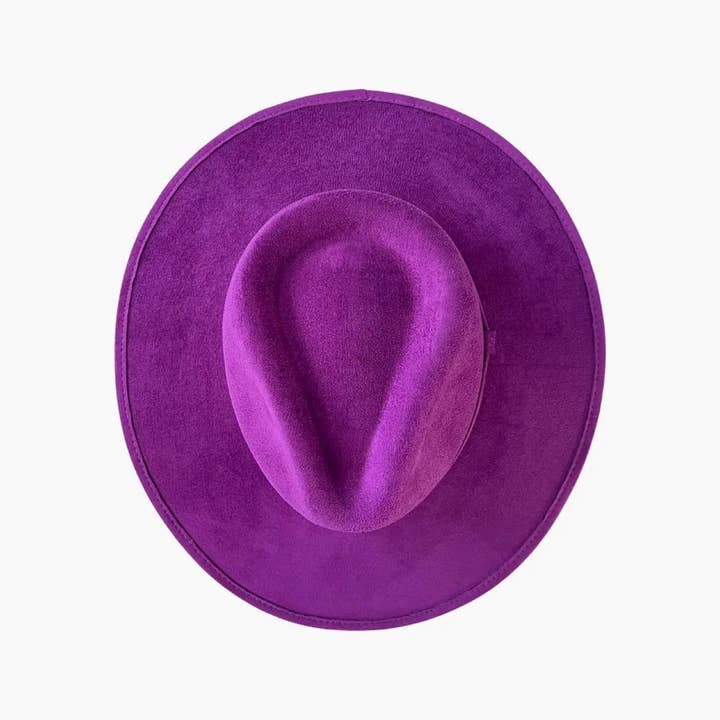 Lila Fedora-hatt med Anpassning för wholesale av Margarita