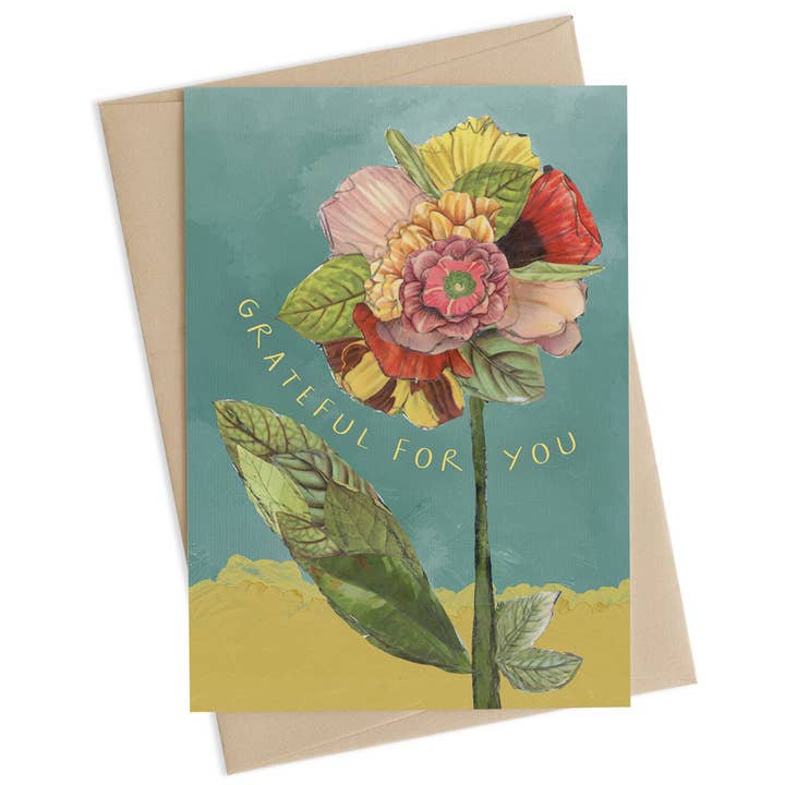 Kelly Rae Roberts - Wholesale Thank You Card - Grateful For You Thank You Card4