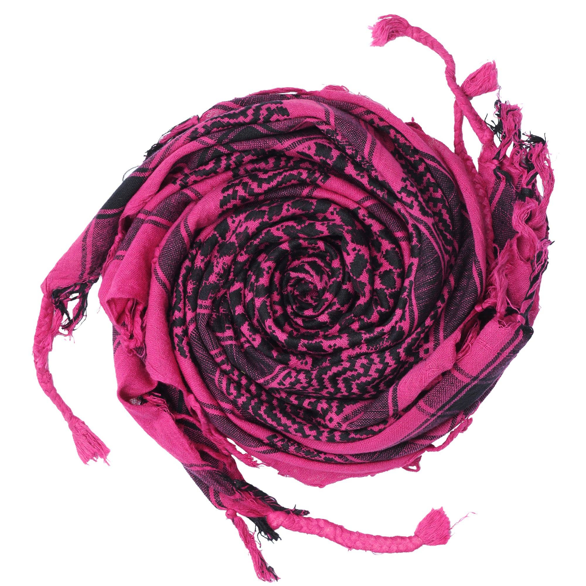 Tribal Trade GmbH - Wholesale Scarf - Unisex - Palituch pink black Kufiya PLO scarf1