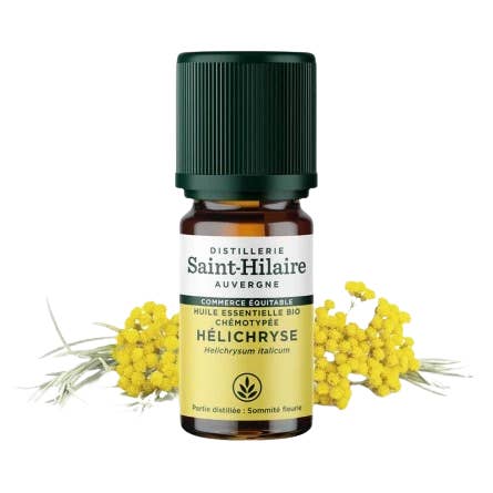 Ecohesens - Wholesale Essential Oil - Organic Helichrysis Essential Oil - 5 ml bottle - Saint-Hilaire