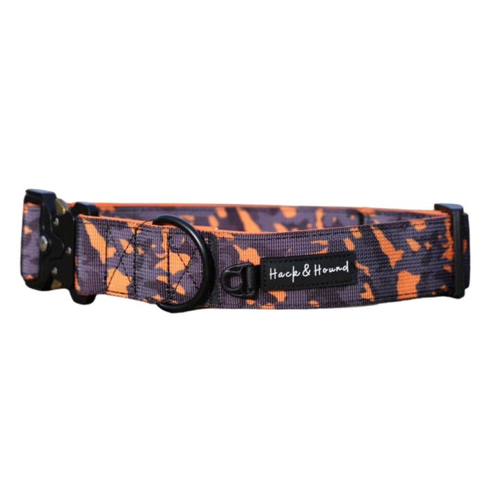 Pathfinder Tactical Wide Collar - Orange Camo for wholesale by Hack & Hound