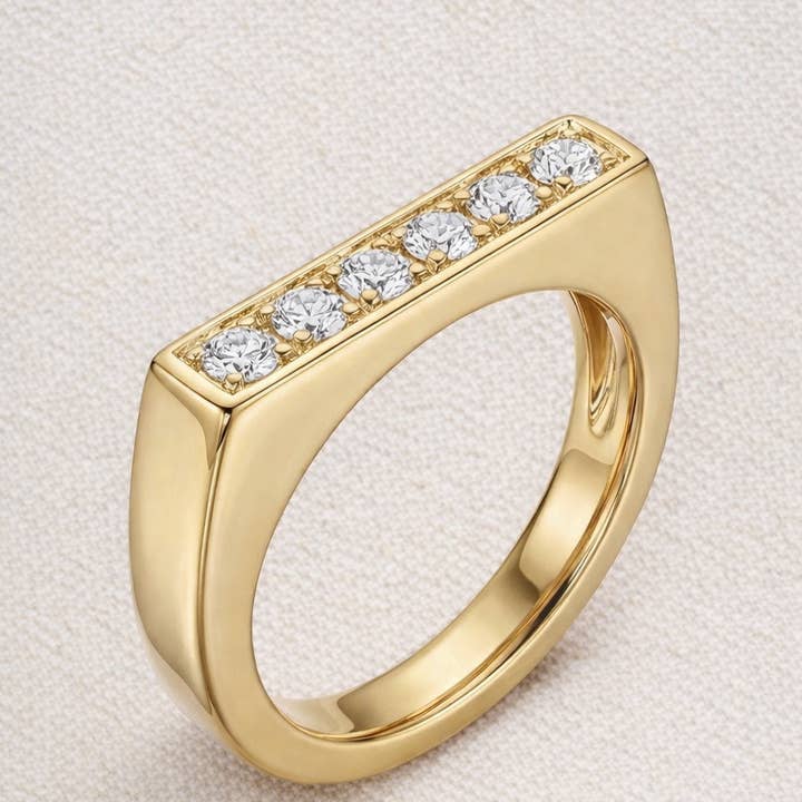 Kristin Hayes Jewelry - Wholesale Multi-Stone Ring - Diamond Stacking Ring