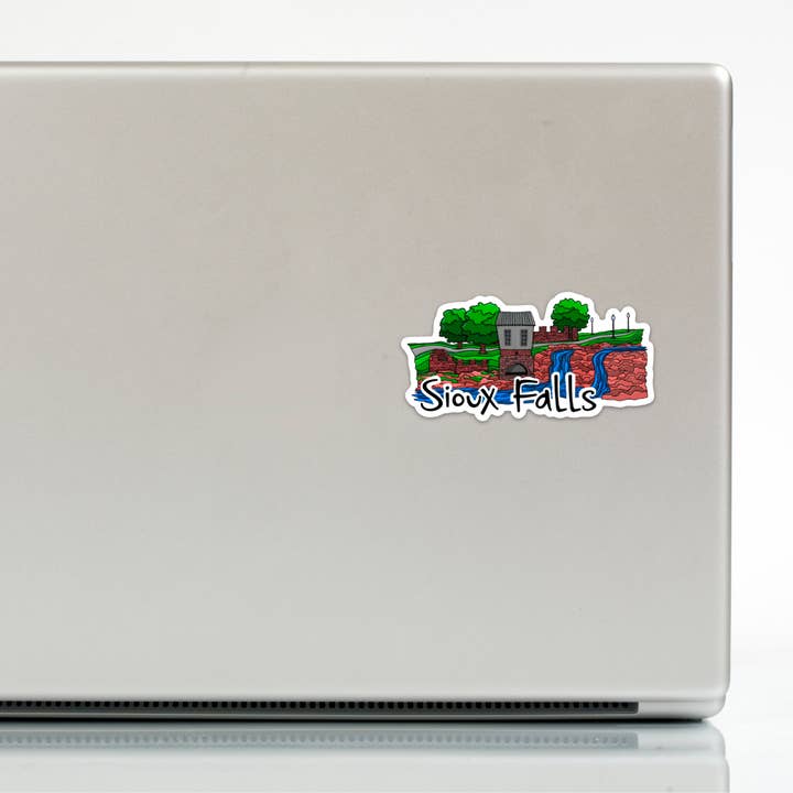 Kevin & Kaia - Wholesale Sticker - Sioux Falls Falls Park 2 - Sticker4