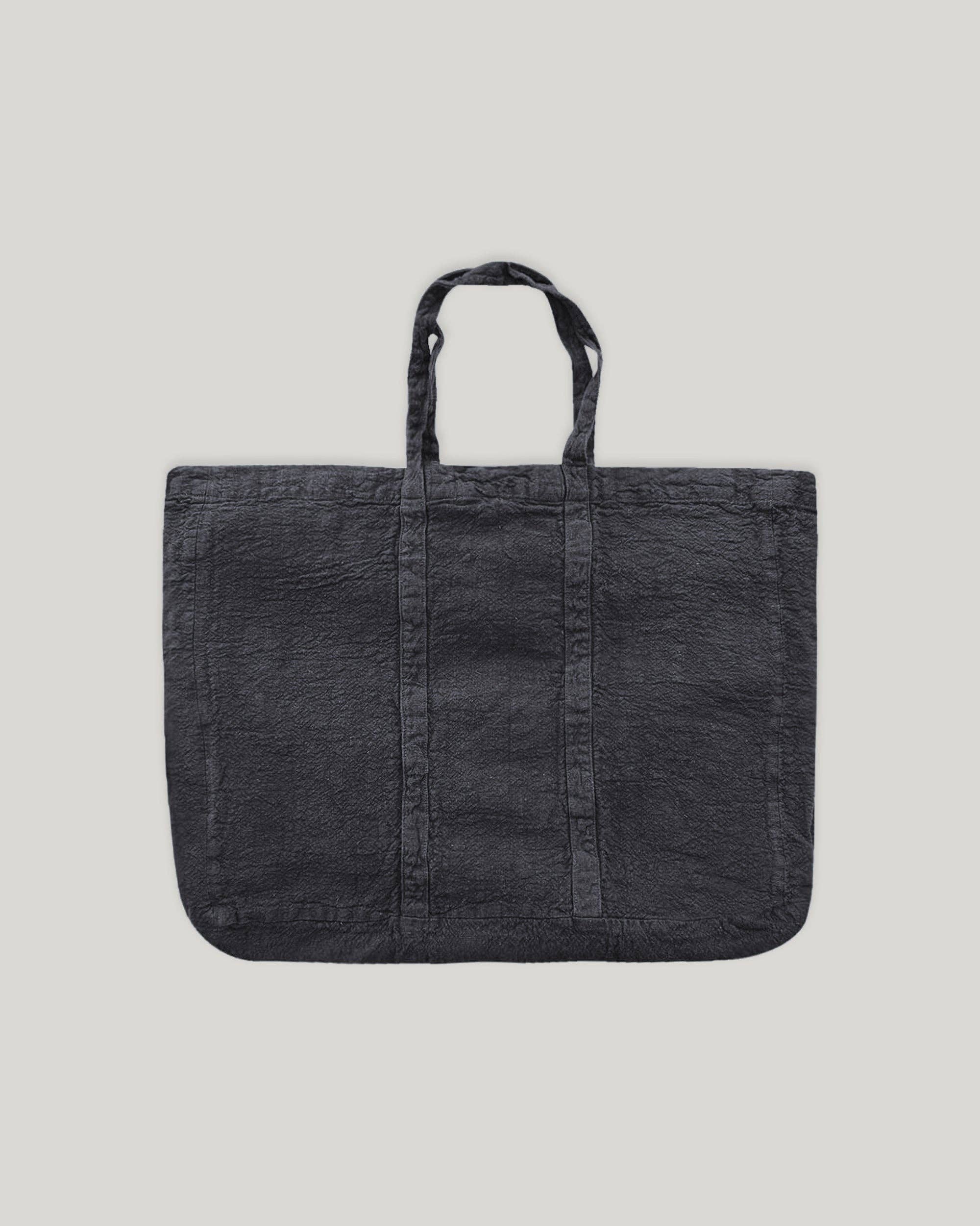 Maison Masarin - Wholesale Grocery/Shopping Bag - French raw linen yogi bag - shopping bag6