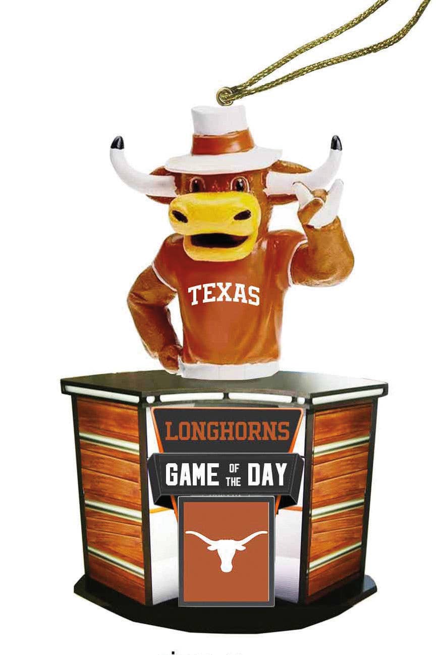 Santa’s Workshop Inc. - Wholesale Ornament - 4" Texas Game of the Day Ornament0