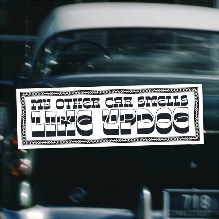 Big Fog - Wholesale Sticker - My Other Car Smells Like Updog Bumper Sticker
