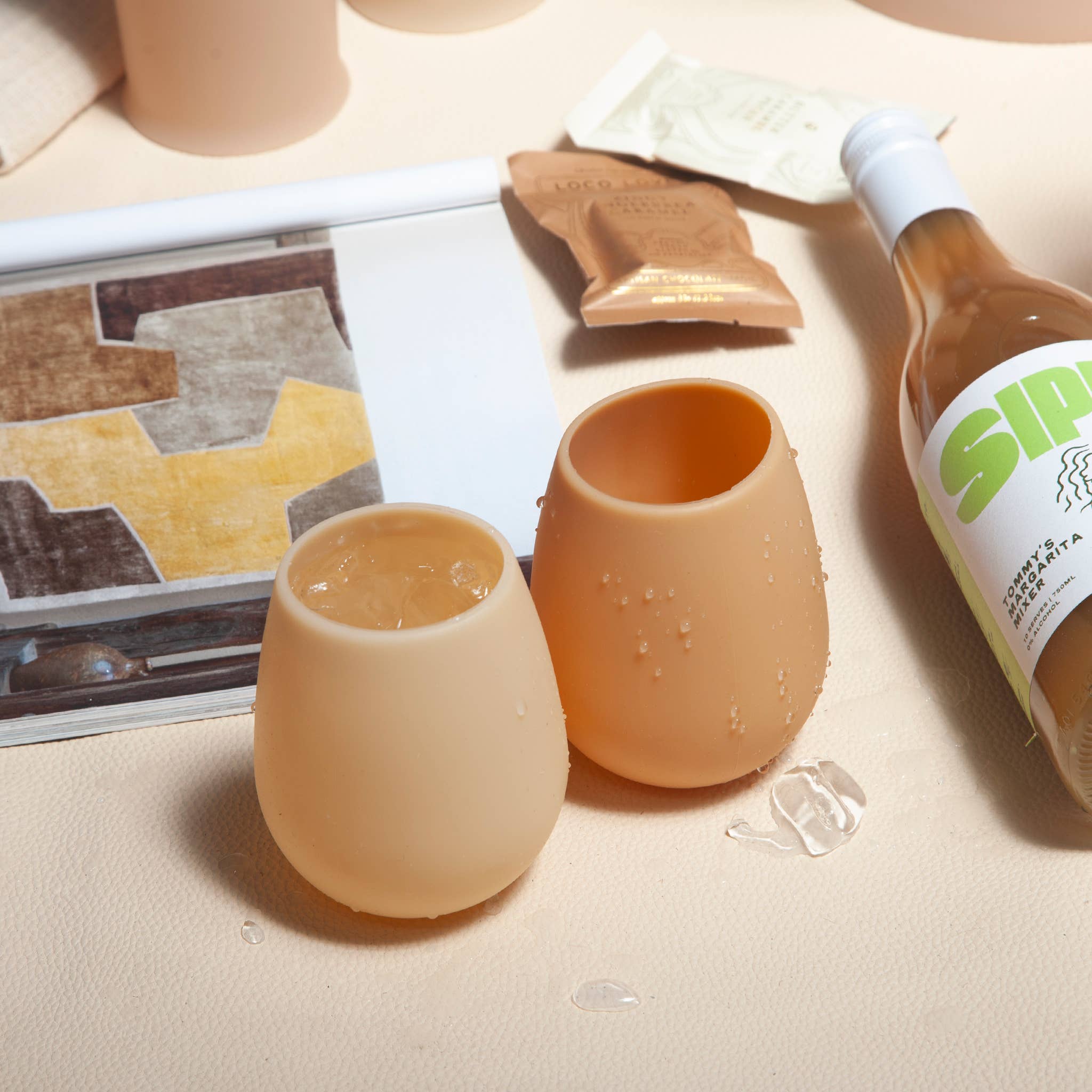 porter green | style + sustainability – wholesale Drinking glass/cup – Wheat + Oat | Fegg | Silicone Unbreakable Glasses5