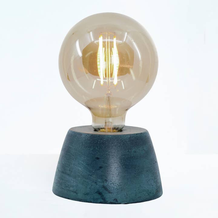 Dome Lamp - Petrol Blue Concrete for wholesale by Junny